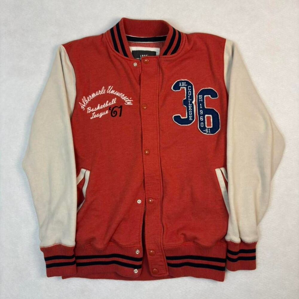 H-m Men's Orange and Cream Jacket